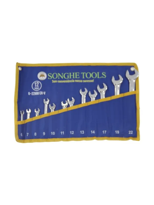 JUEGO DE LLAVES COMBINADAS SONGHE TOOLS SH0198 - 12 PIEZAS